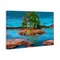 Stupell Industries Abstract Lake Island Landscape Canvas By Kristy Andrews
